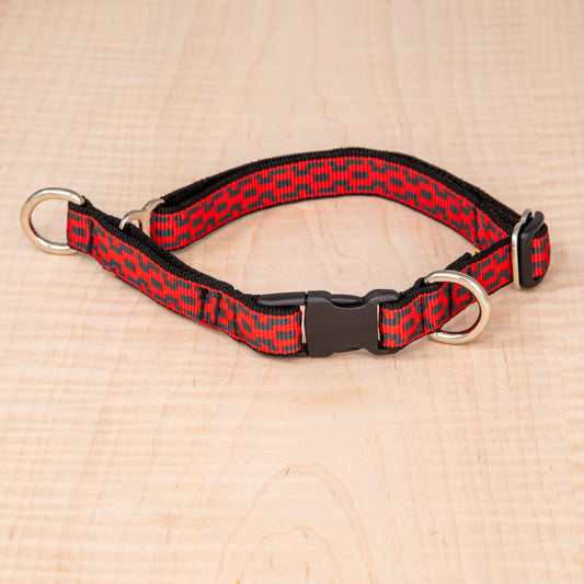 Limited Slip Collar - Red Woven