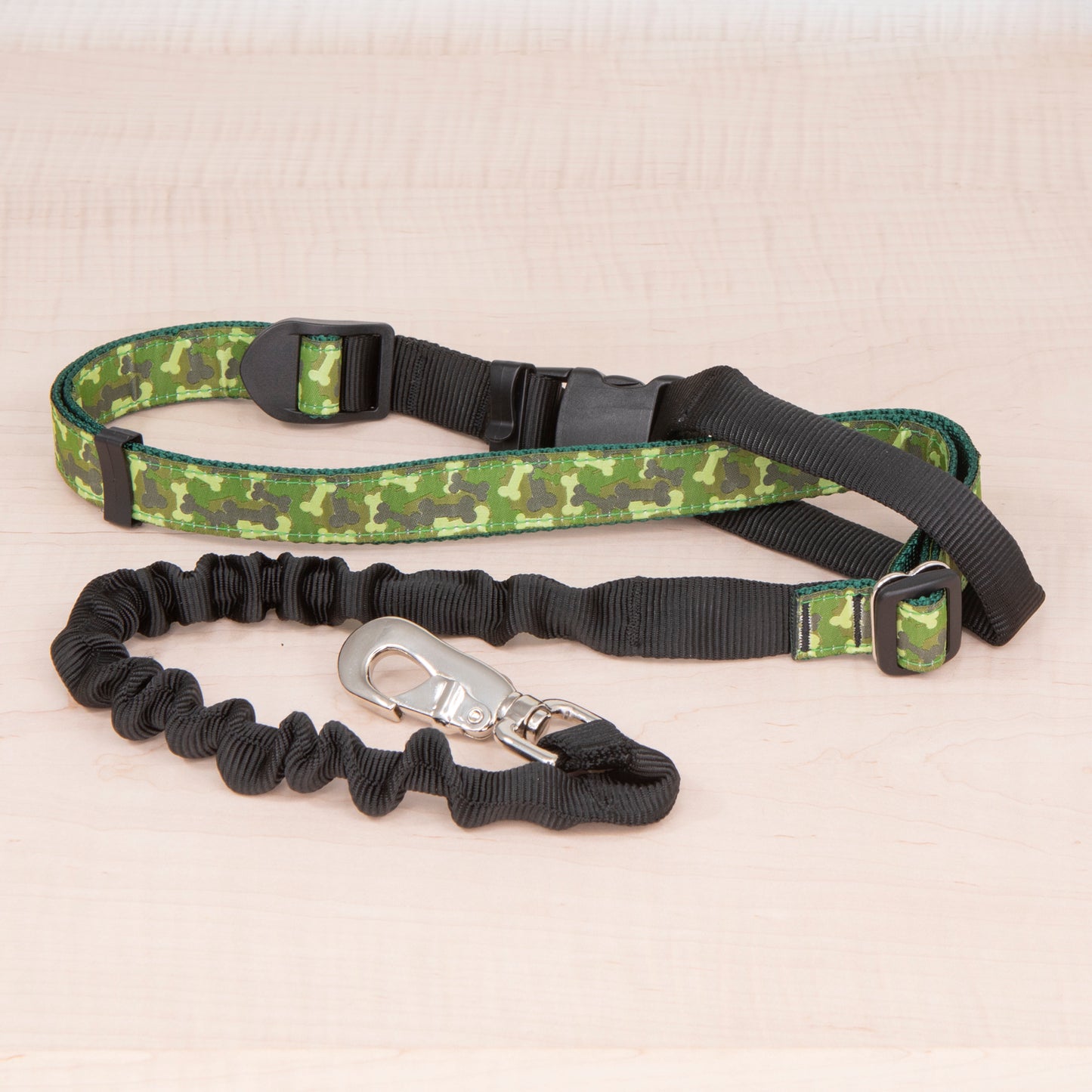 Super Bungee Leash - Green Camo