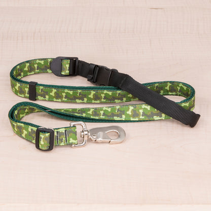 Sports Doggie Leash -  Green Camo