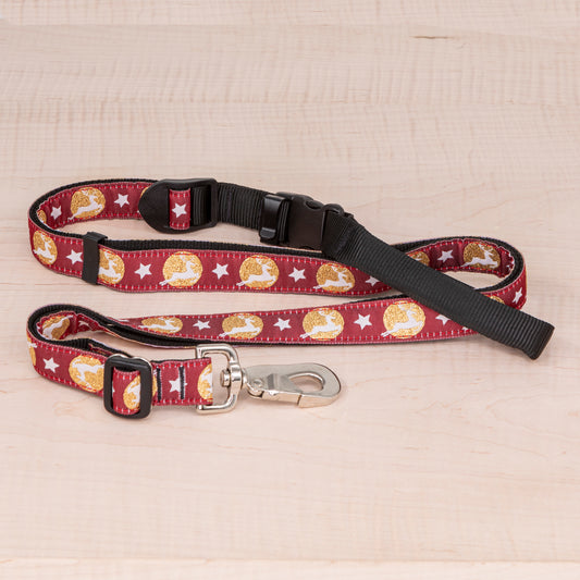 Sports Doggie Leash -  Reindeer