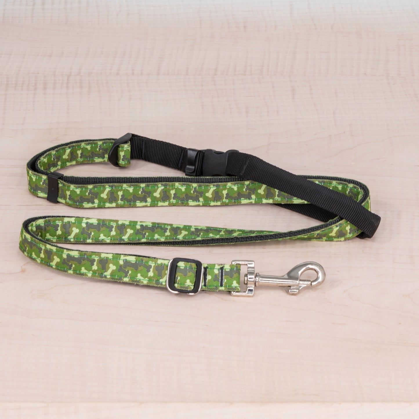 Sports Doggie Leash -  Green Camo