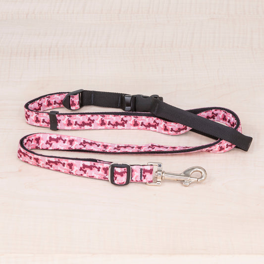 Sports Doggie Leash -  Pink Camo