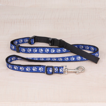 Sports Doggie Leash -  Reflective Paws Royal